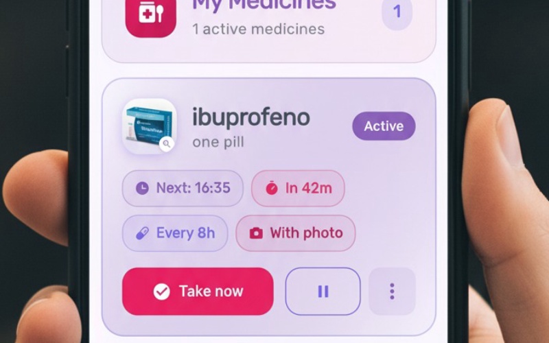 Captura de Pill Alert